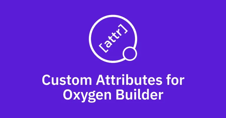 دانلود افزونه Oxygen Attributes برای اکسیژن بیلدر