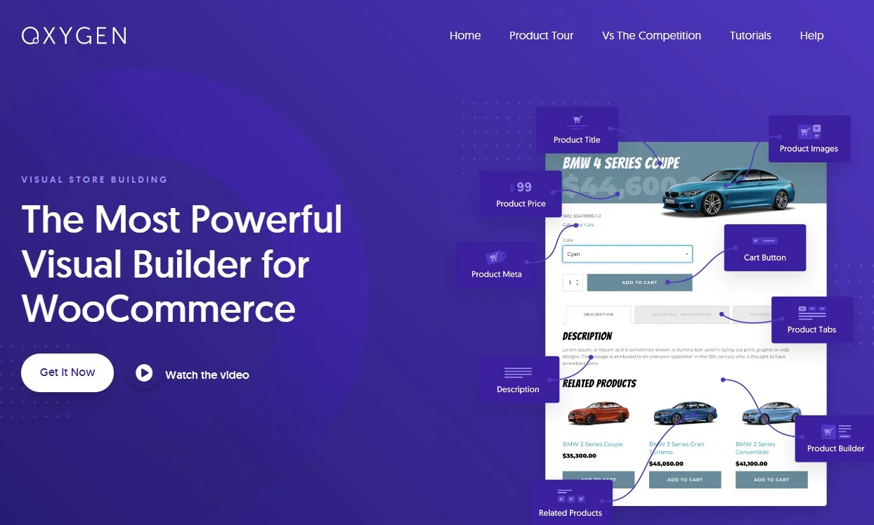دانلود افزونه Oxygen Elements for WooCommerce