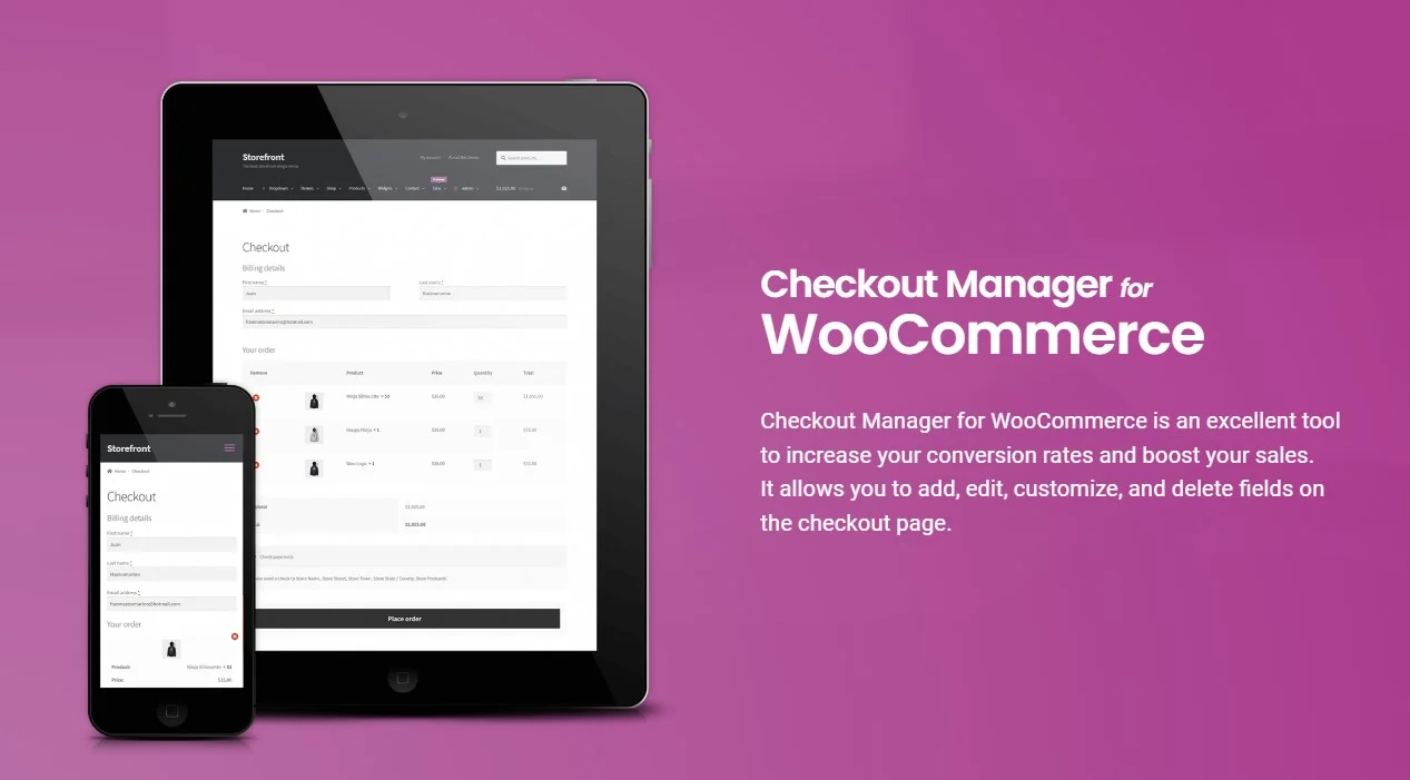 دانلود QuadLayers Checkout Manager for WooCommerce
