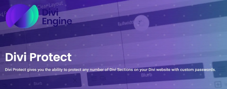 دانلود افزونه Divi Protect