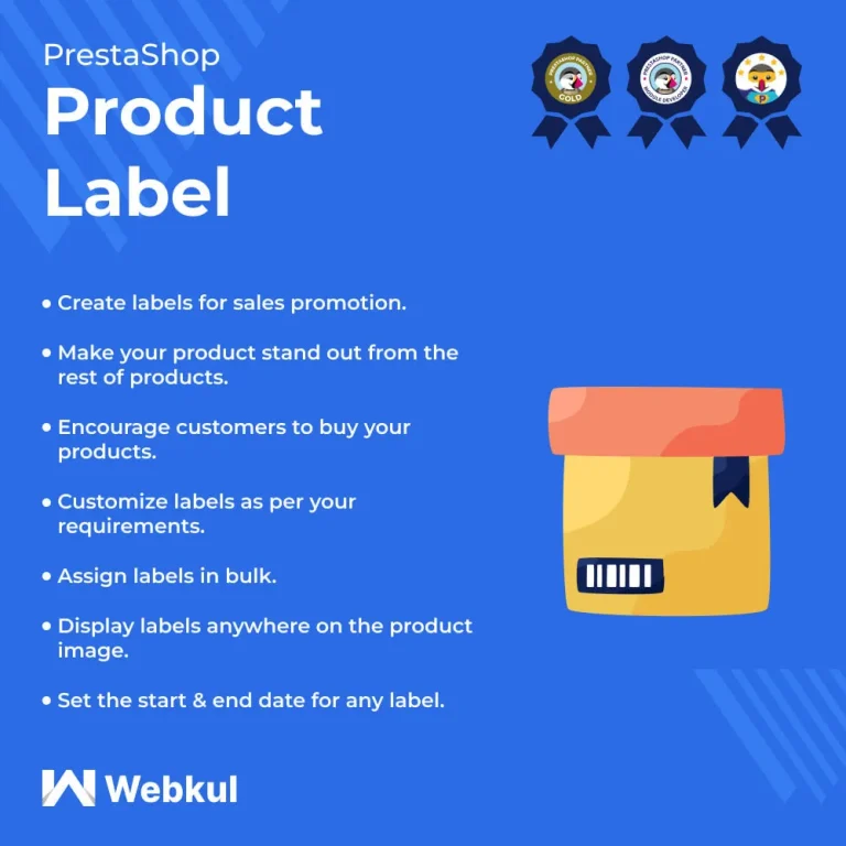 دانلود ماژول product Label برای پرستاشاپ