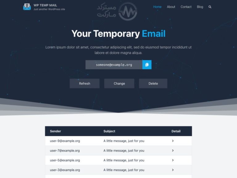 دانلود افزونه WP Temp Mail برای وردپرس