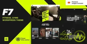 دانلود قالب ورزش و بدنسازی F7 برای وردپرس