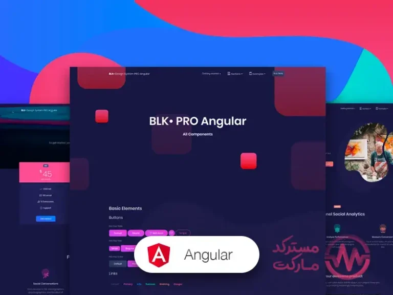دانلود قالب و سیستم طراحی BLK PRO Angular
