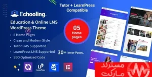 دانلود Echooling قالب آموزشی وردپرس