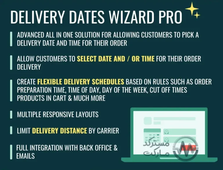 دانلود ماژول Delivery Dates Wizard Pro برای پرستاشاپ
