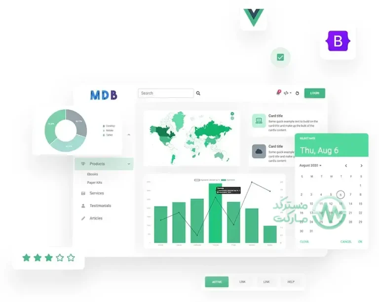 دانلود قالب MDB Vue PRO