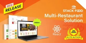 دانلود وبسایت کاربری StackFood - React User Website