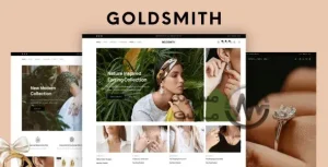 GoldSmith گلداسمیت قالب فروشگاه جواهرات ووکامرس