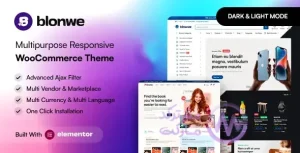 دانلود قالب Blonwe برای وردپرس