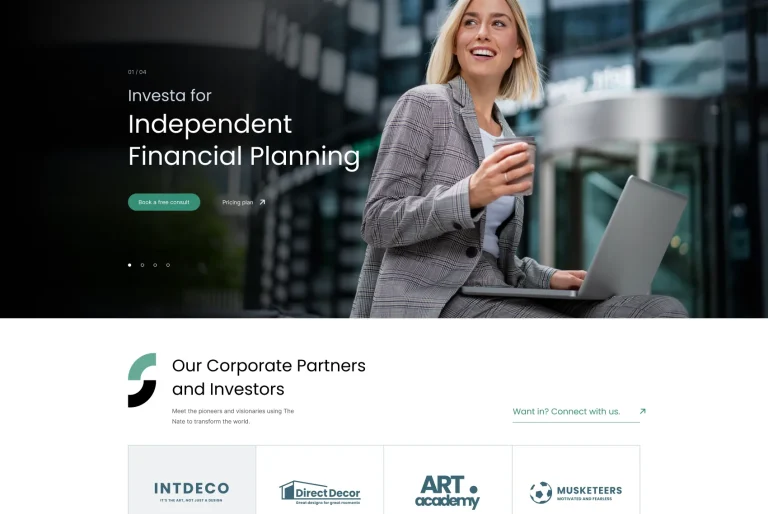 دانلود قالب Investa برای جوملا