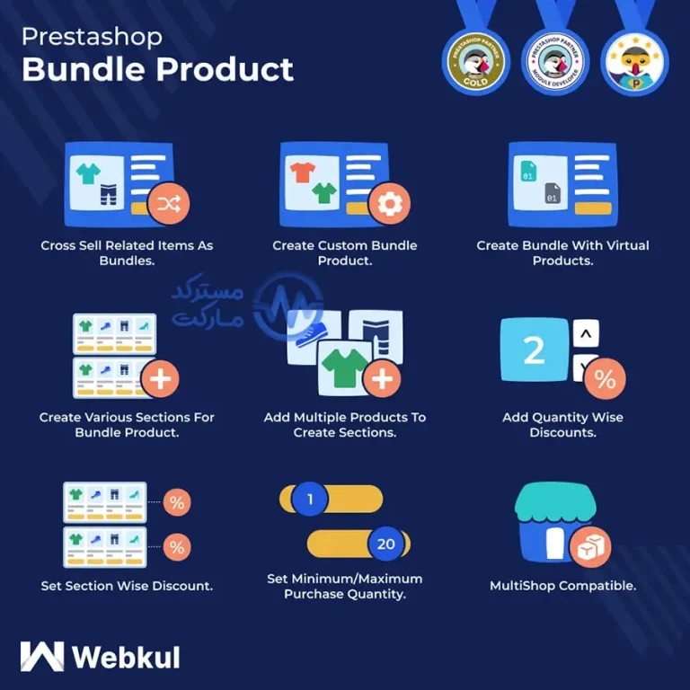 دانلود افزونه Bundle Product باندل محصولات برای پرستاشاپ