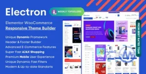 دانلود قالب Electron الکترون قالب فروشگاهی ووکامرس