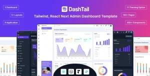 دانلود قالب مدیریتی DashTail
