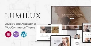 دانلود Lumilux لومیلوکس قالب فروشگاهی جواهرات وردپرس