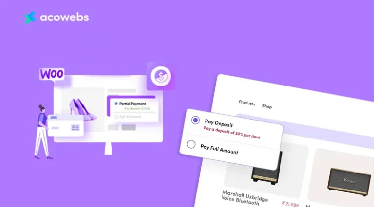 دانلود افزونه acowebs WooCommerce Deposits and Partial Payments برای وردپرس