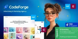 دانلود قالب CodeForge برای وردپرس