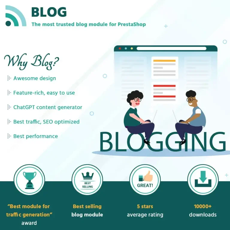 دانلود افزونه BLOG برای فروشگاه ساز پرستاشاپ