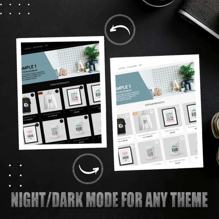 دانلود ماژول دارک مود Dark mode for Prestashop