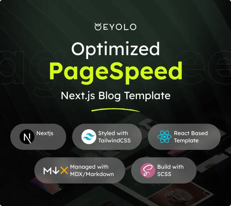 دانلود قالب وبلاگی شخصی Eyolo React Nextjs