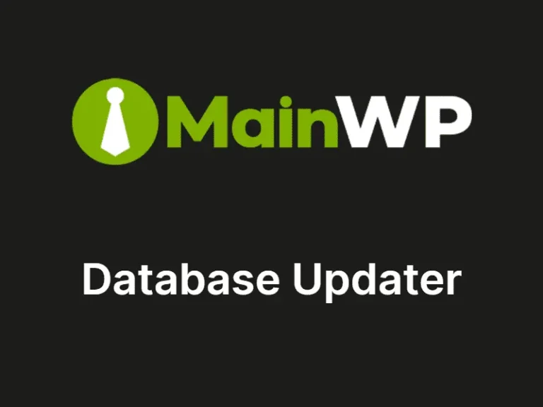 دانلود افزونه MainWP Database Updater Extension