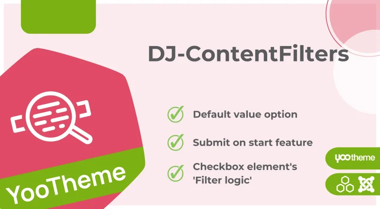 DJ-ContentFilters پلاگین فیلتر محتوا برای جوملا