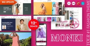 دانلود قالب Monki برای وردپرس