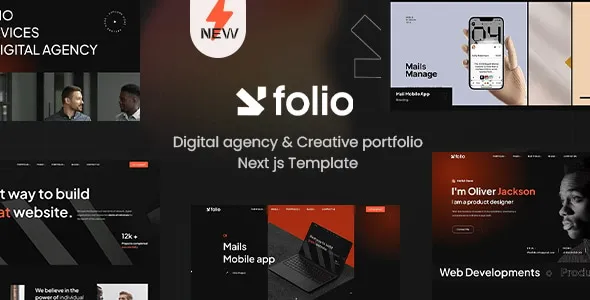 دانلود قالب نمونه کار خلاقانه Webfolio Next js