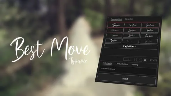 دانلود تایپ فیس متحرک Best Move