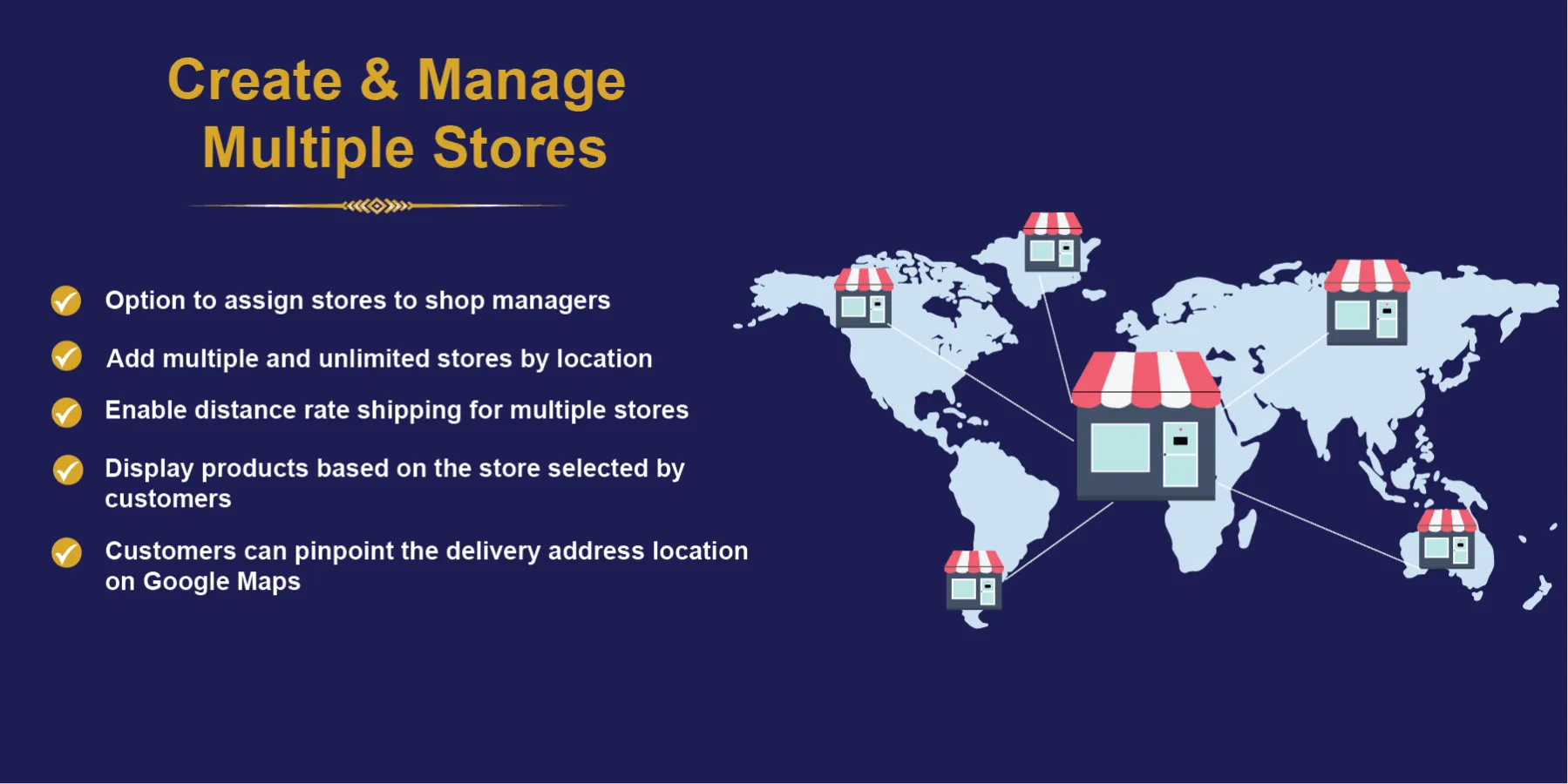 دانلود افزونه Multi Store Manager مدیریت چندفروشگاهی برای ووکامرس