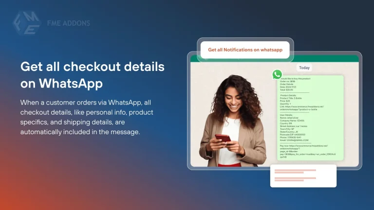 دانلود افزونه Order on WhatsApp برای ووکامرس