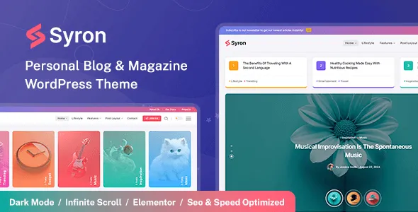 دانلود قالب Syron برای وردپرس