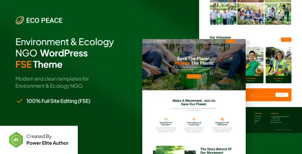 دانلود قالب EcoPeace برای وردپرس