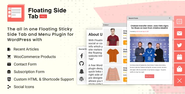 دانلود افزونه Floating Side Tab PRO برای وردپرس