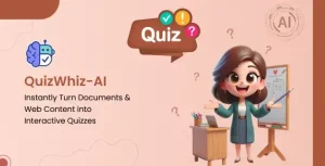 دانلود اسکریپت QuizWhiz AI ساخت کوئیز هوش مصنوعی لاراول