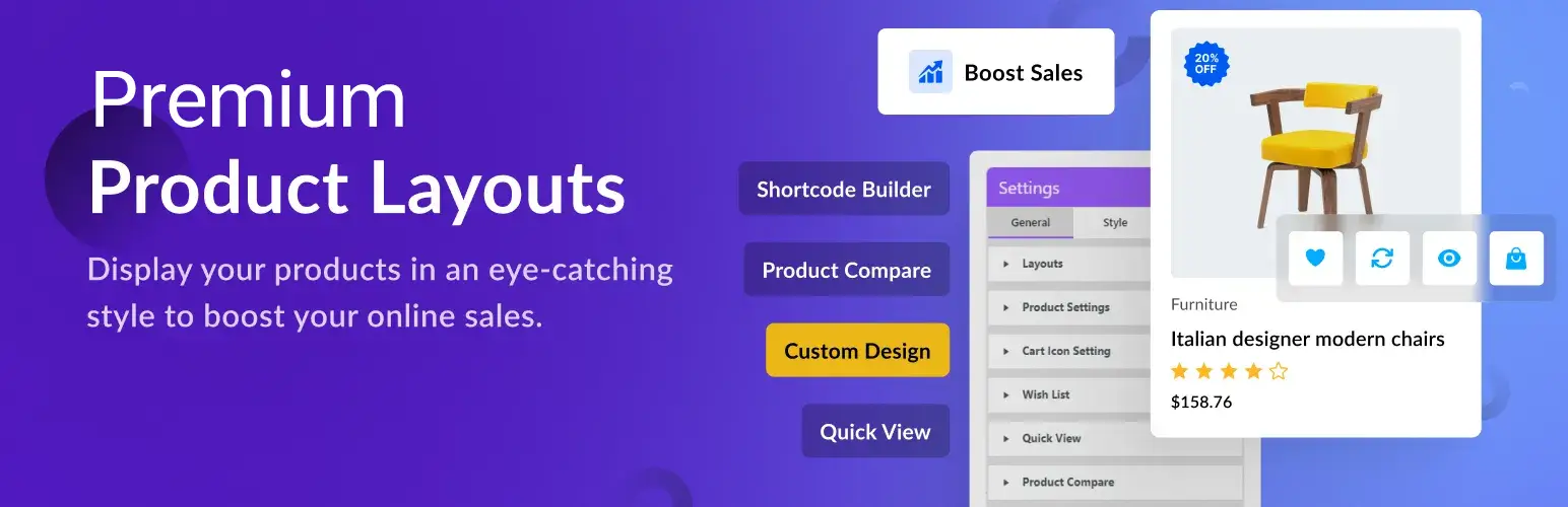 دانلود افزونه Product Layouts Premium برای ووکامرس