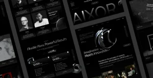 Aixor قالب سایت شرکتی وردپرس