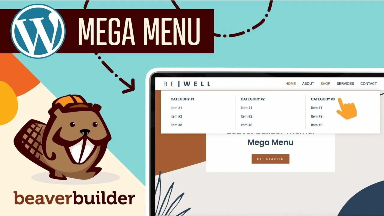 دانلود افزونه Beaver Builder Mega Menu بیور بیلدر مگامنو