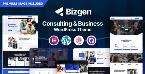 Bizgen قالب امور مشاوره ای و مالی وردپرس