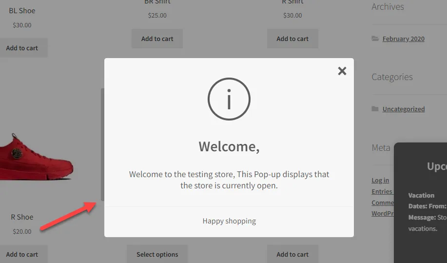 دانلود افزونه Open Close Store Hours Maintenance mode ساعات کاری ووکامرس