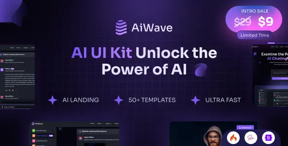 دانلود قالب و کیت رابط کاربری Aiwave CodeIgniter