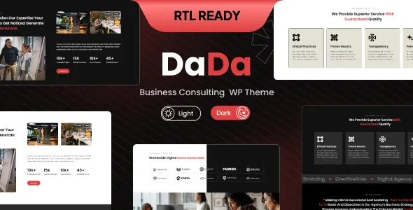 دانلود قالب شرکتی DaDa برای وردپرس