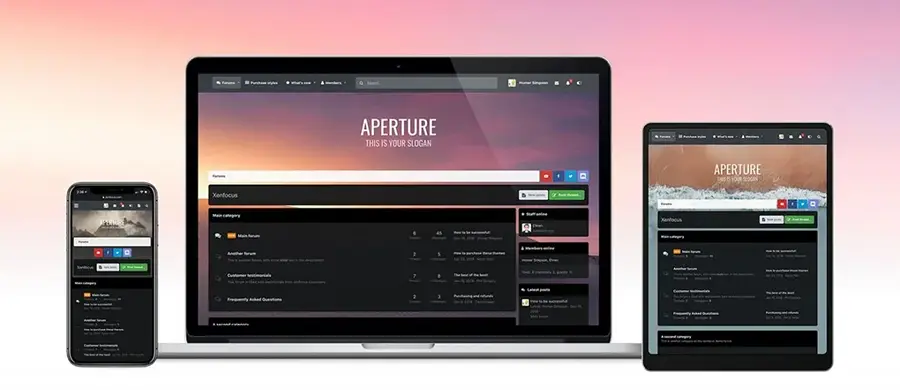 دانلود قالب Aperture برای زنفورو