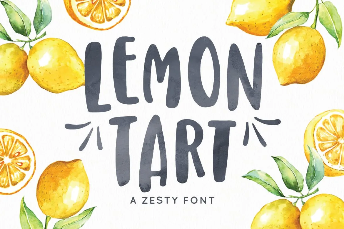 دانلود فونت انگلیسی Lemon Tart تارت لیمو
