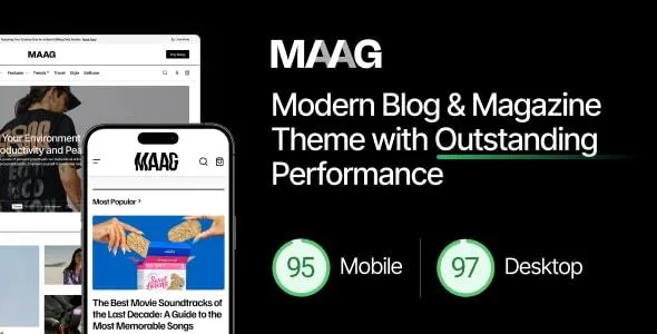 قالب Maag برای وردپرس
