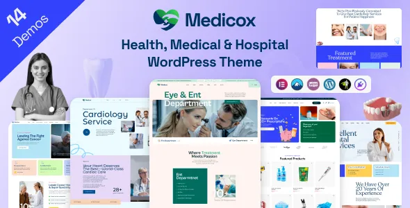 Medicox قالب پزشکی و سلامتی وردپرس