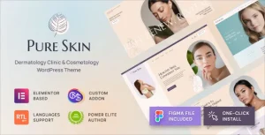 Pure Skin قالب کلینیک جراحی زیبایی وردپرس