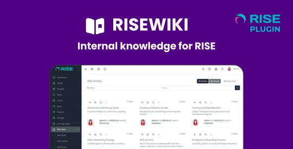 دانلود RiseWiki ادآن مرکز آموزش برای اسکریپت رایز