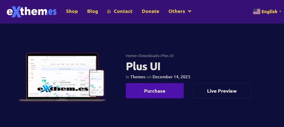 دانلود قالب Plus UI برای وردپرس