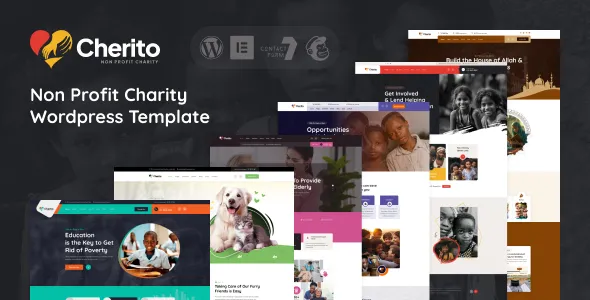 Cherito چریتو قالب امور خیریه وردپرس